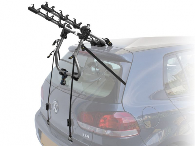 Автобагажник на заднюю дверь Peruzzo FIRENZE, алюм., труба D:30 мм, для 2 в-дов весом до 15кг, ширин