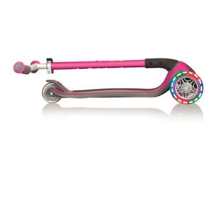 Трехколесный самокат Globber MASTER LIGHTS розовый