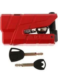 Замок мото ABUS GRANIT Detecto X-Plus 8077 на диск красный