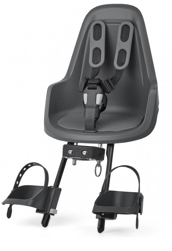 BOBIKE ONE mini Велокресло для крепления на рулевой трубе (переднее) urban grey