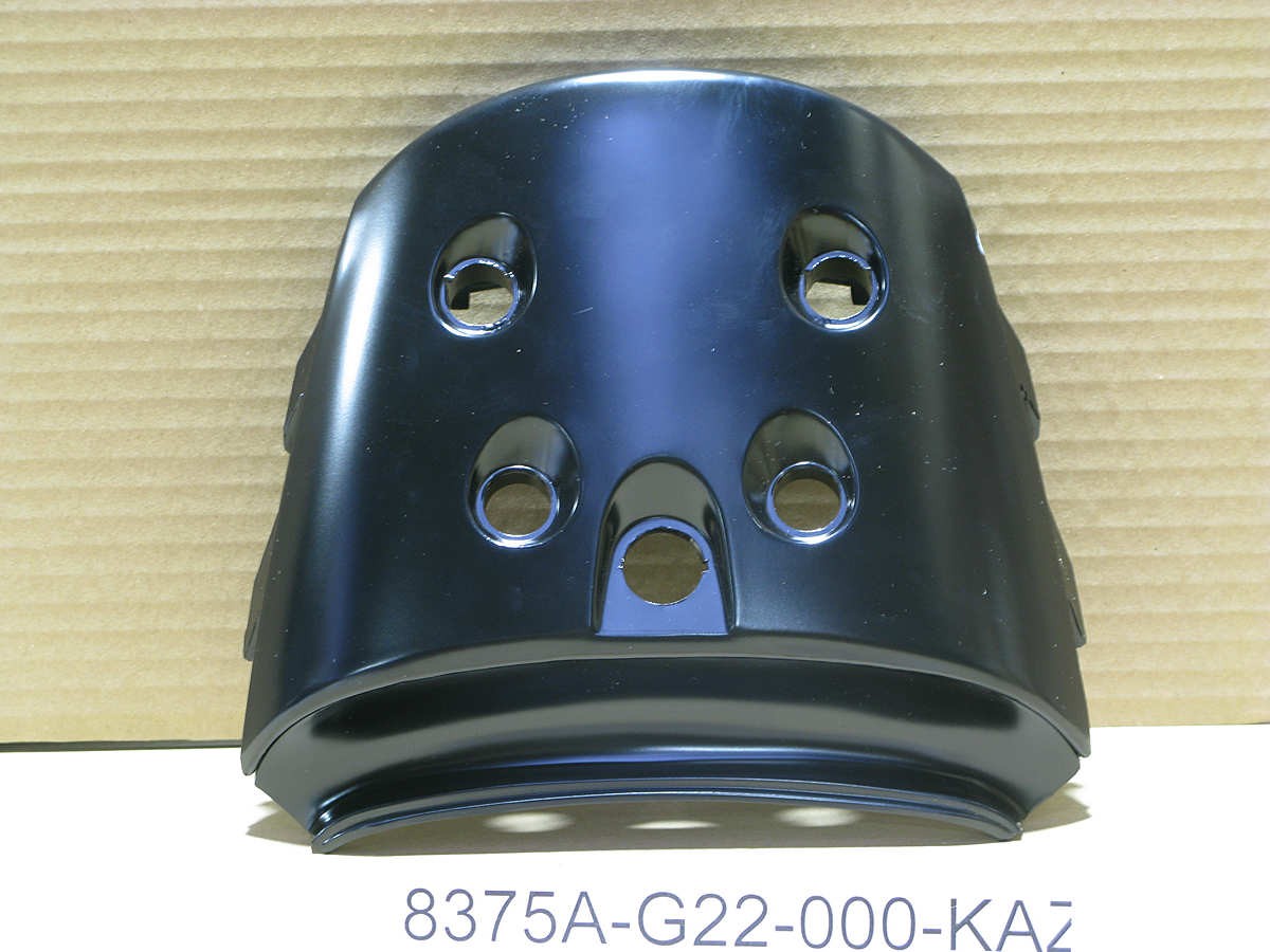 Облицовка центральная задняя черный_BK-001U-L SYM EuroX 100 EuroX 50