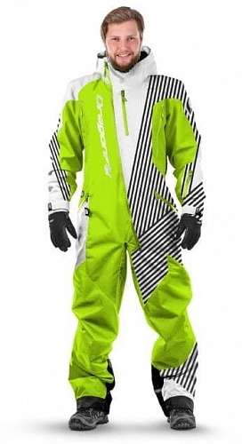 Зимний комбинезон Dragon Fly SKI premium MAN GREEN&WHITE