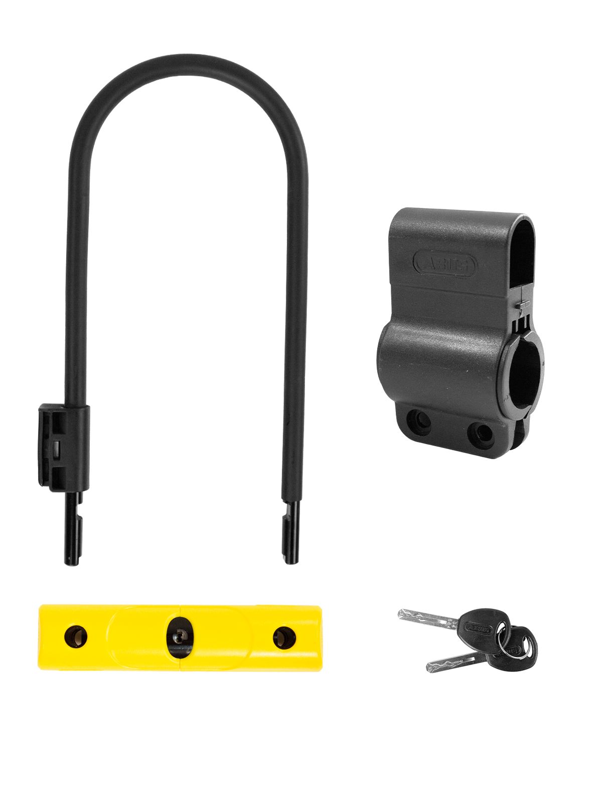 Замок вело Abus 402/170HB230 YE SH34 желтый, U-Lock дуга, под ключ, 7/15