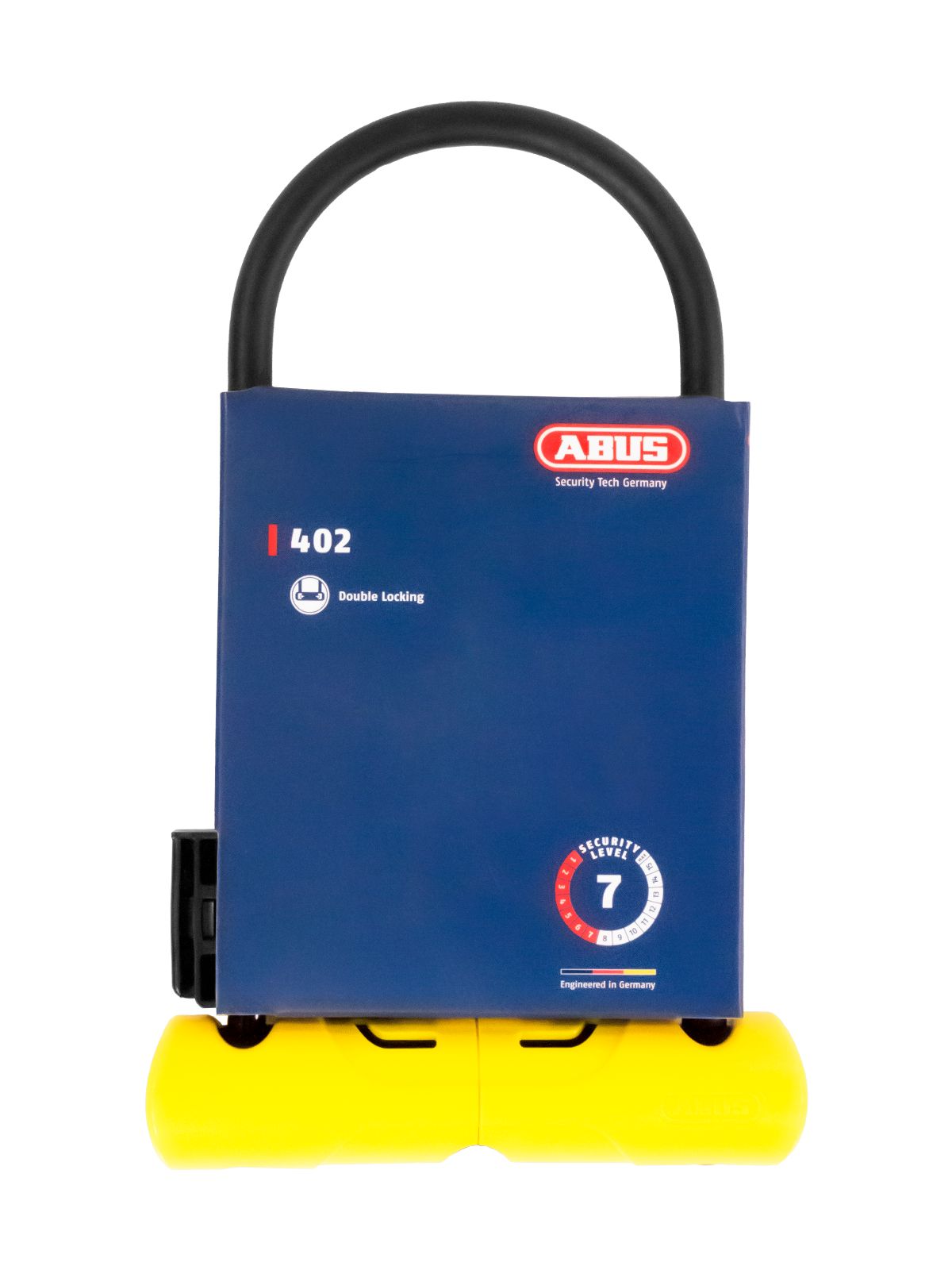 Замок вело Abus 402/170HB230 YE SH34 желтый, U-Lock дуга, под ключ, 7/15