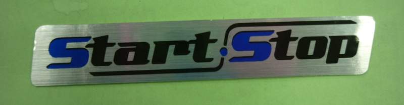 Наклейка старт-стоп SYM