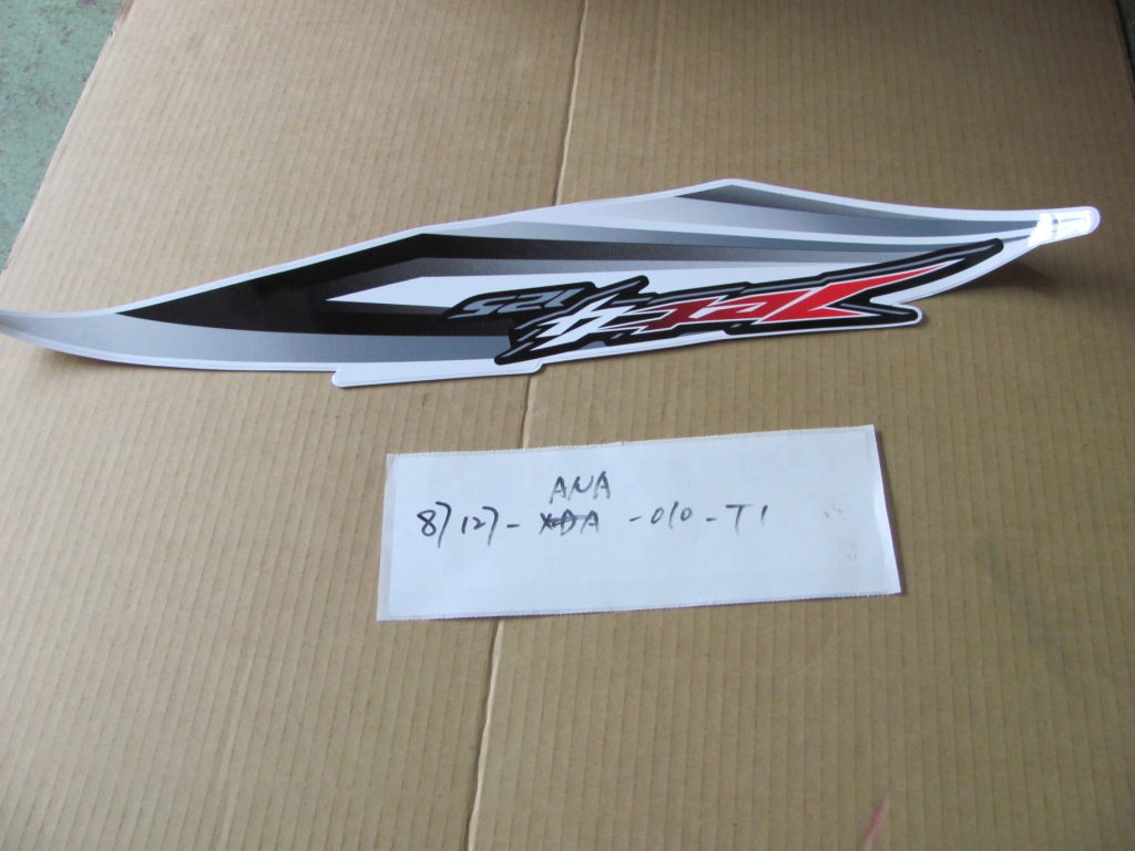 Наклейка на пластик правый SYM