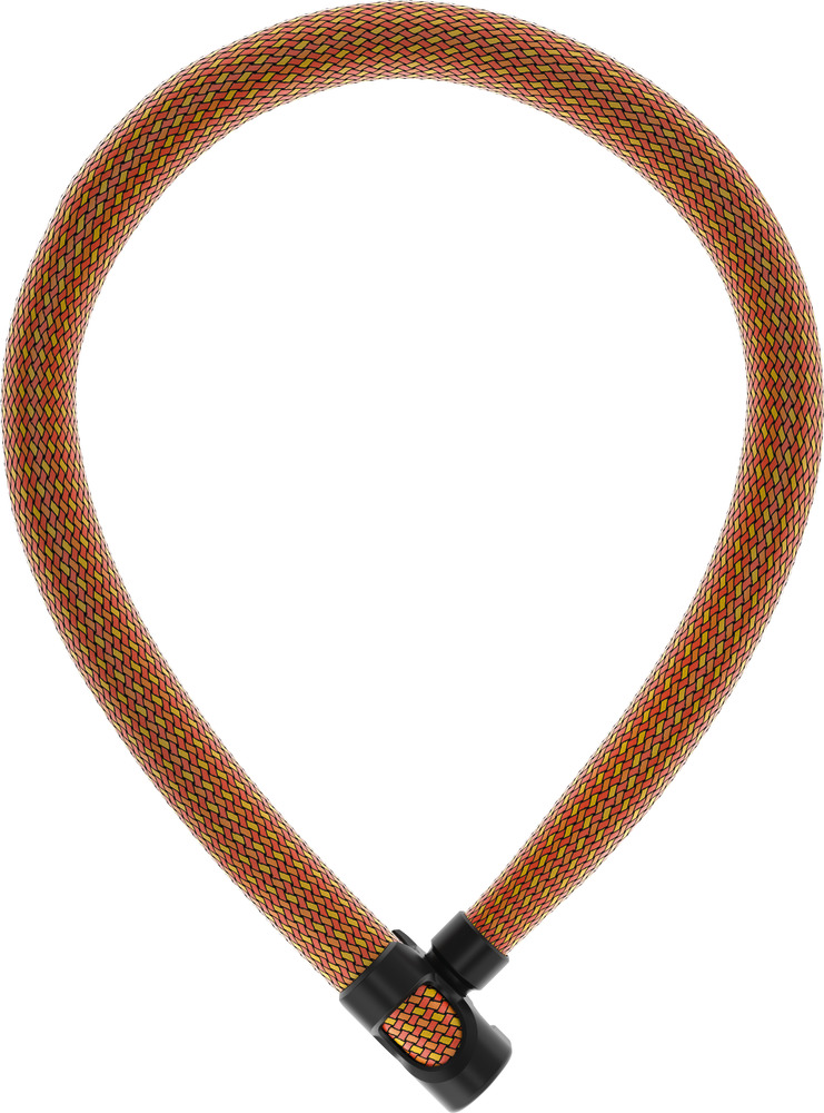 Замок вело ABUS IvyTex 7210/110 (оранжевый, желтый, синий, серый)