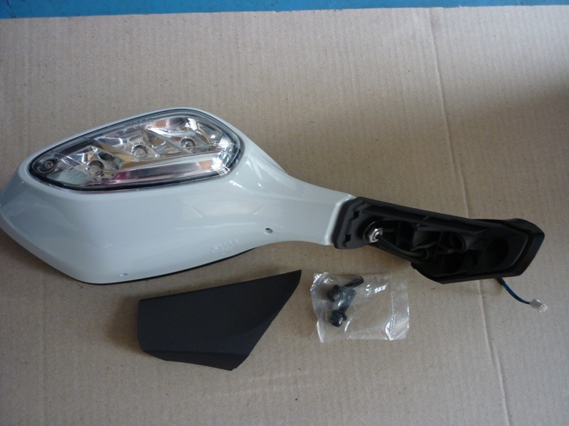 Зеркало заднего обзора правое белый_WH-300P SYM JoyMax 300