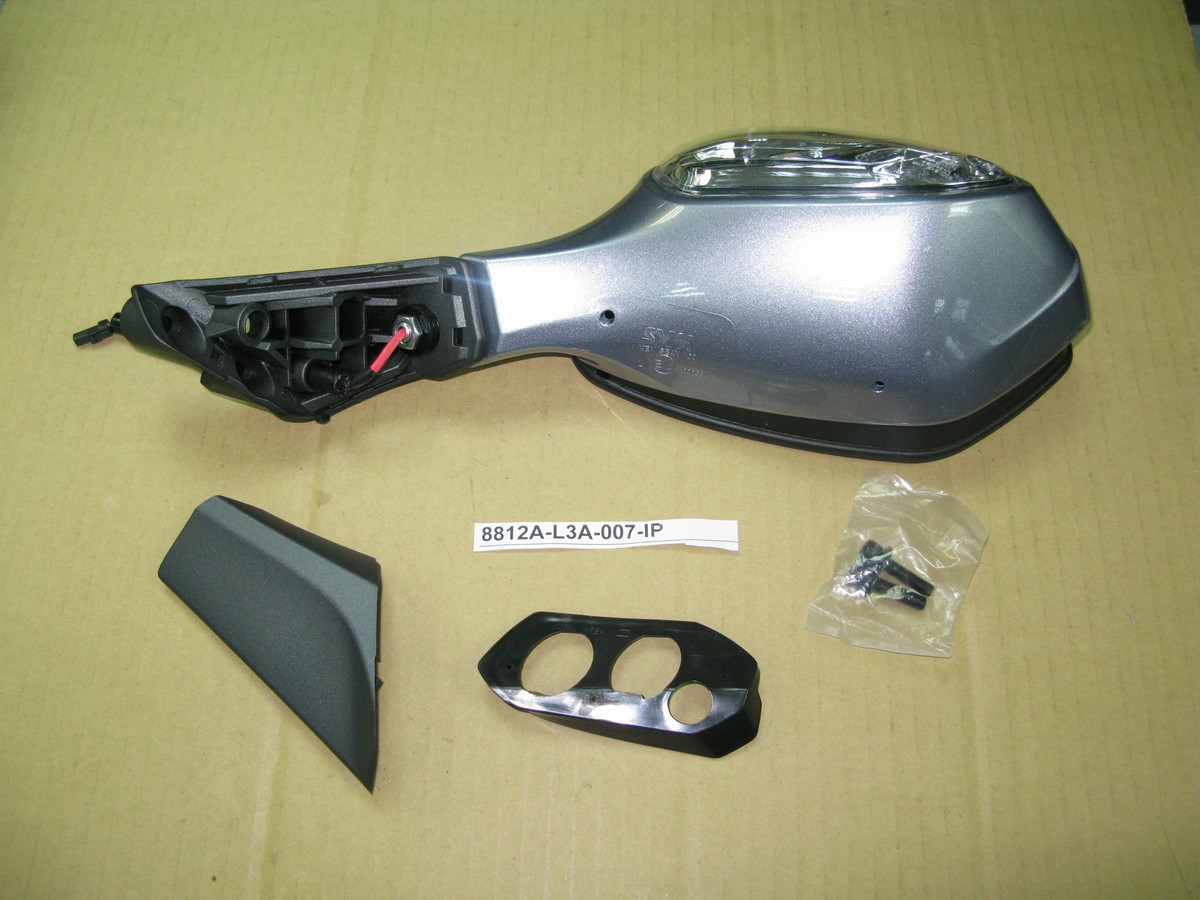 Зеркало заднего обзора левое серый_GY-517S SYM JoyMax 300