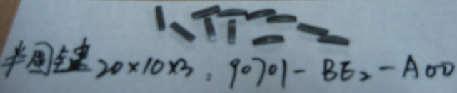 Шпонка 20х10х3 SYM