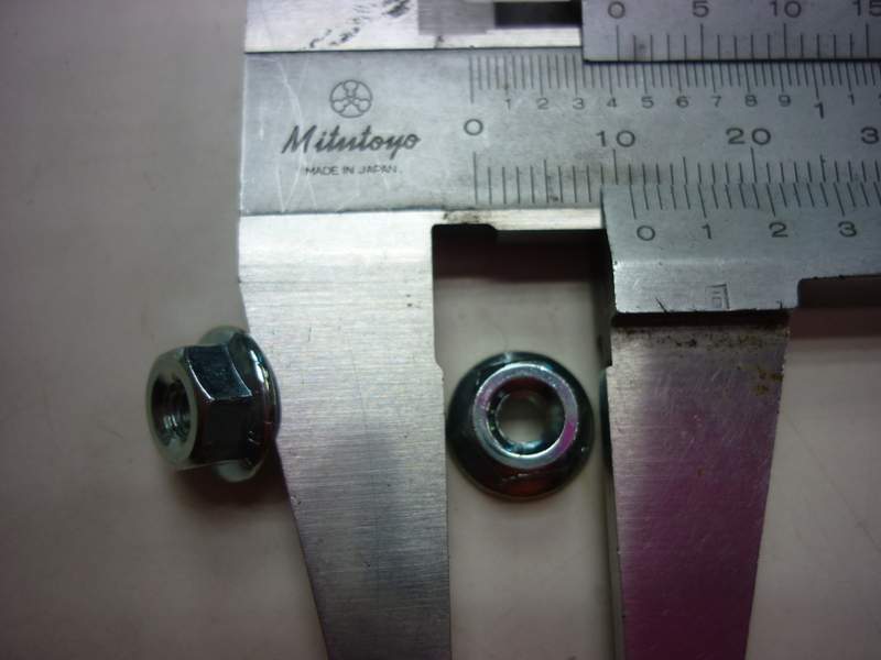 Гайка с фланцем 4мм SYM