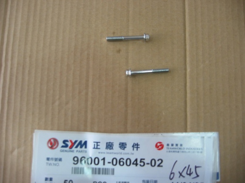 Болт с фланцем 6х45 SYM