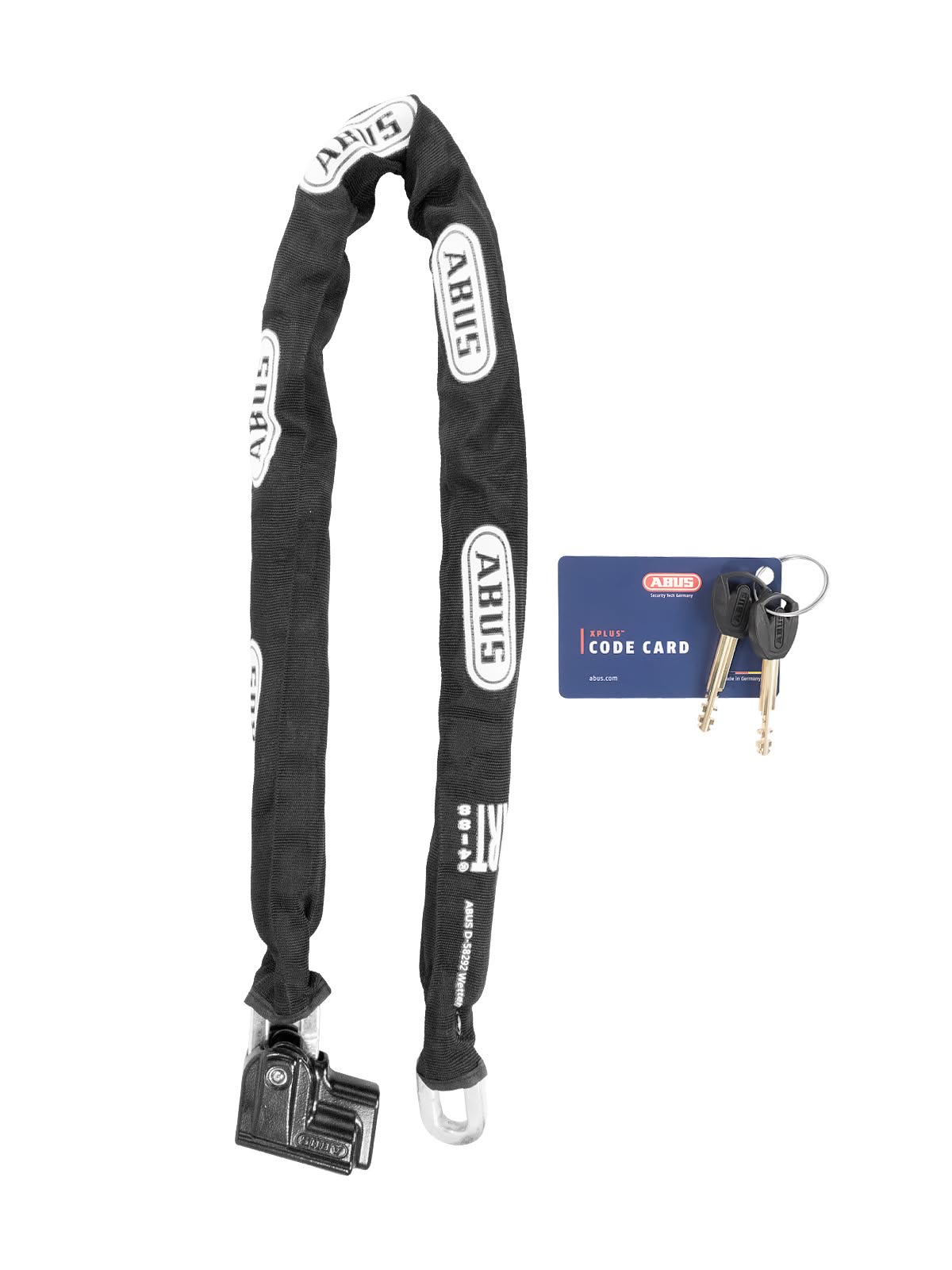 Замок мото Abus 1190/120 XPLUS 120 см черный цепь с замком 16 уровень