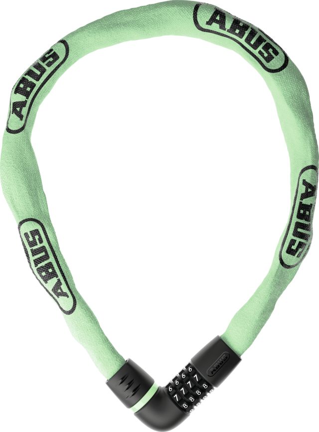 Замок вело ABUS TRESOR 6807C/110 зеленый, кодовый, 1480 г., уровень защиты 7/15
