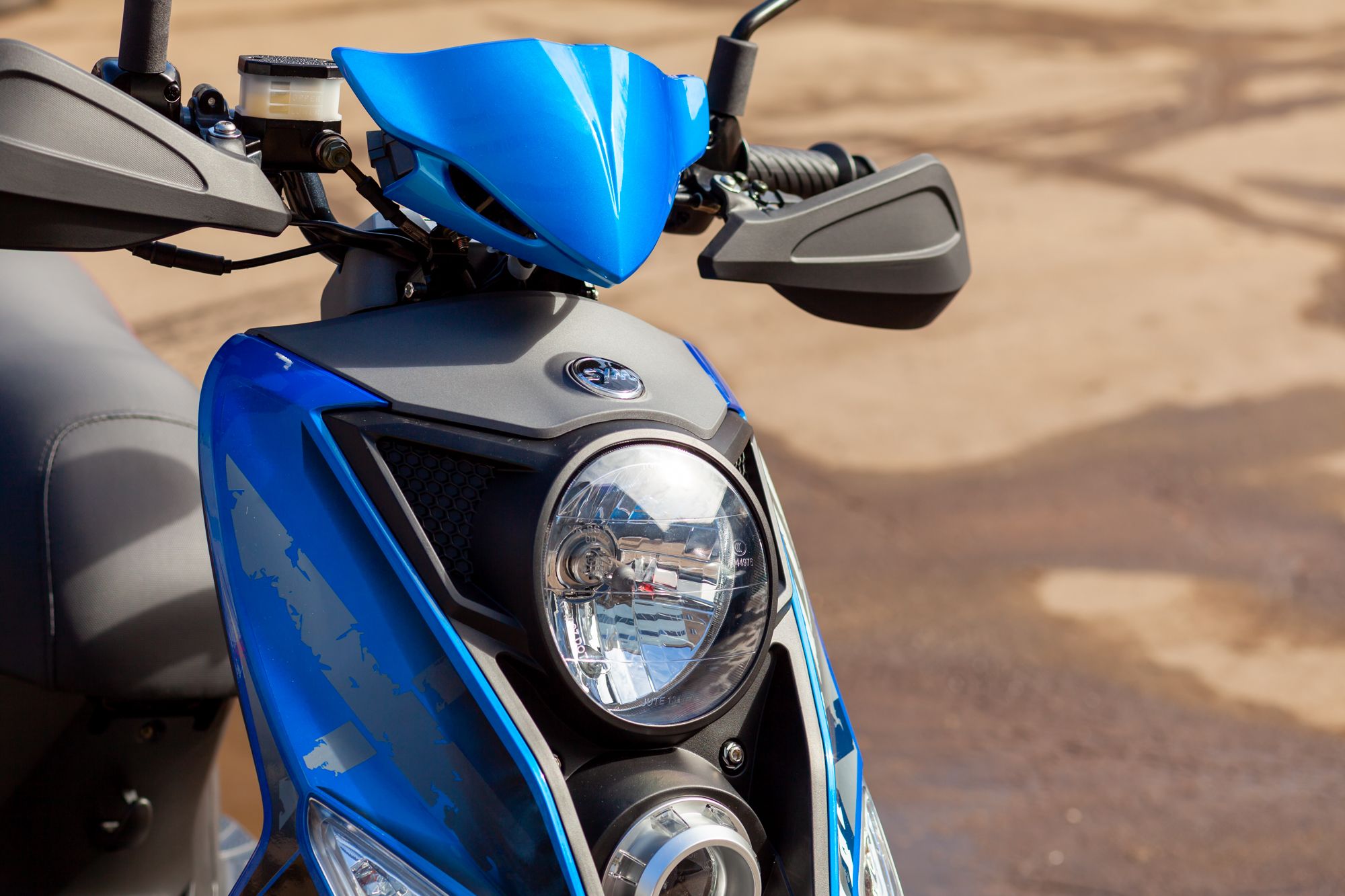 Скутер SYM CROX 125 Ярко Синий/ Матовый Темно-Серый