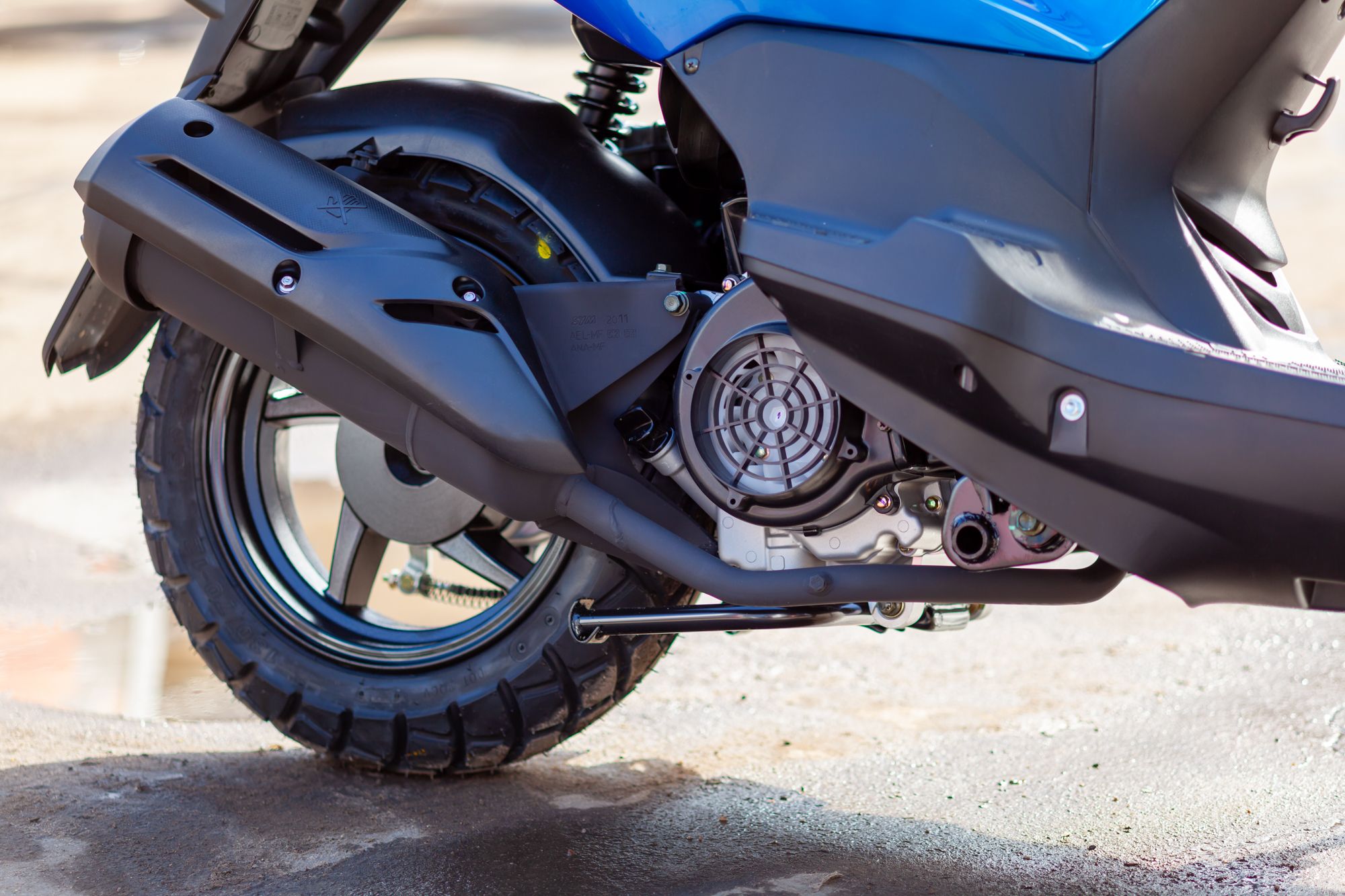 Скутер SYM CROX 125 Ярко Синий/ Матовый Темно-Серый