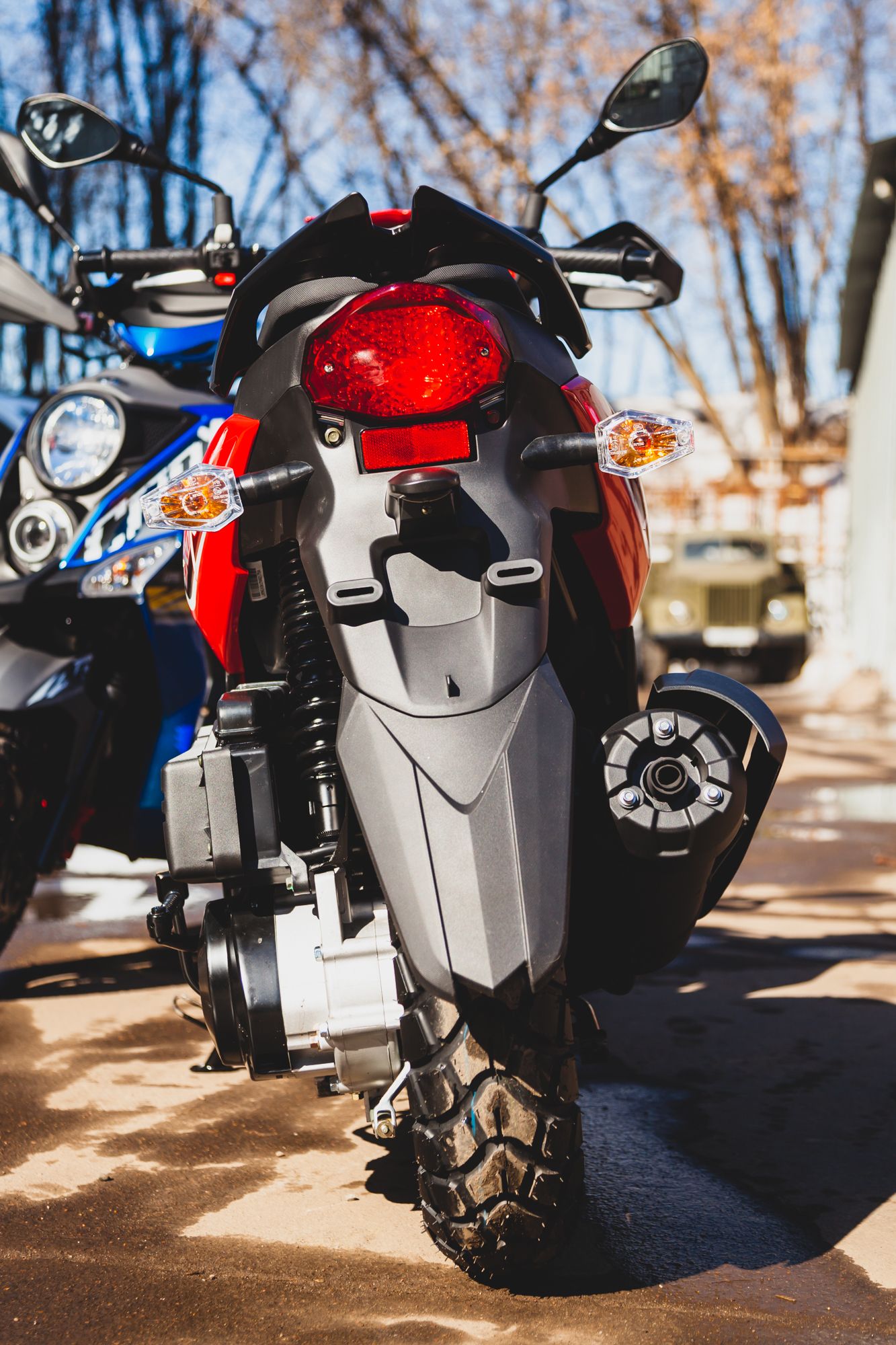 Скутер SYM CROX 125 Красный