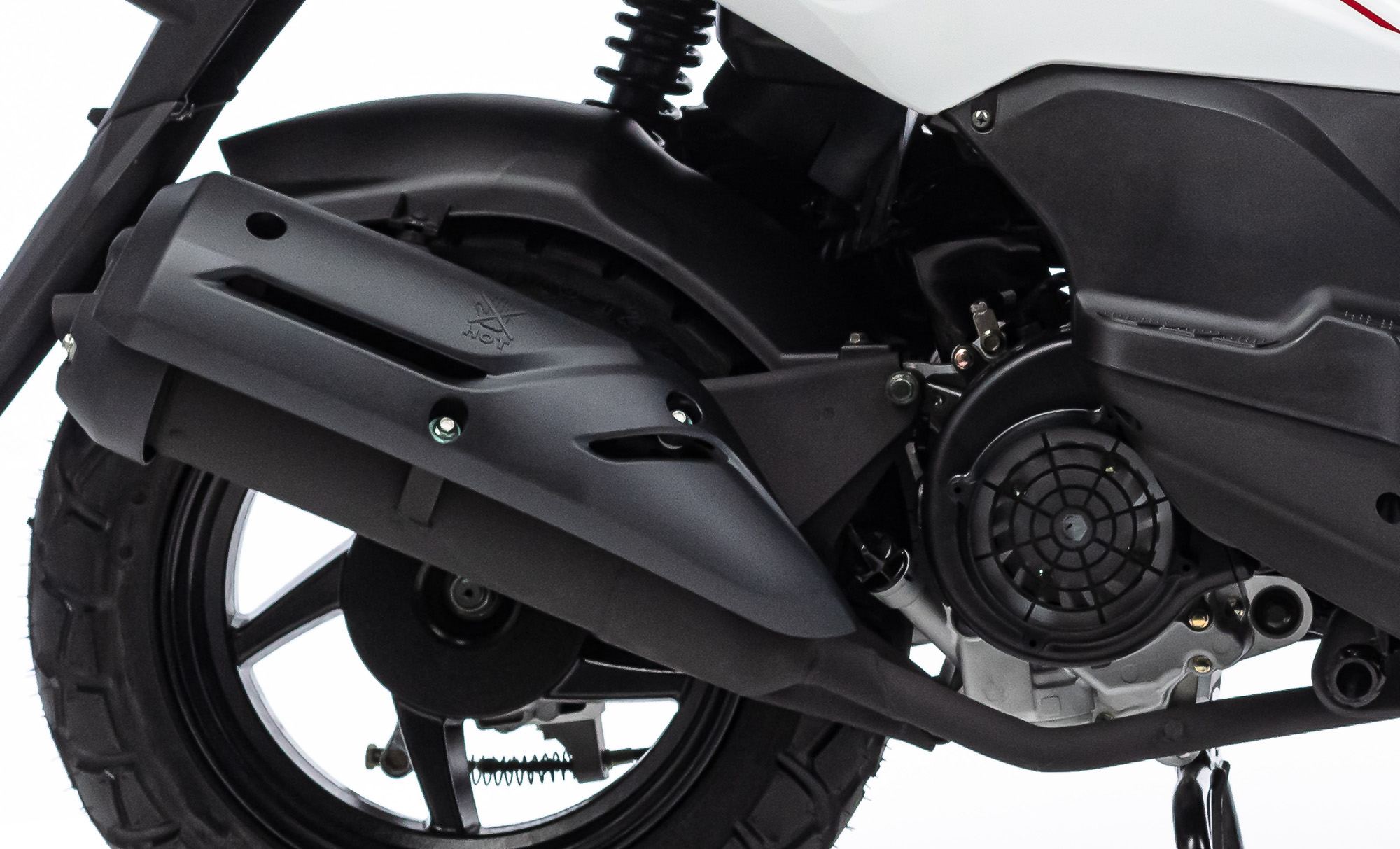 Скутер SYM CROX 125 Белый/ Матовый Темно-Серый