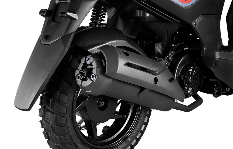 Скутер SYM CROX 125 Белый/ Матовый Темно-Серый