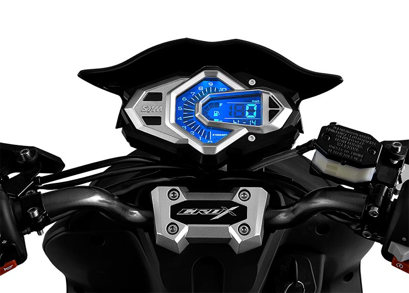 Скутер SYM CROX 125 Белый/ Матовый Темно-Серый