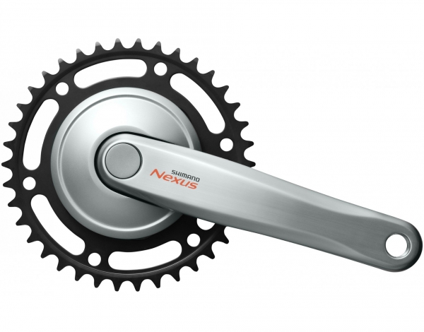 Система Shimano Nexus, C6000, 170мм, 38T, сереброо, без уп.