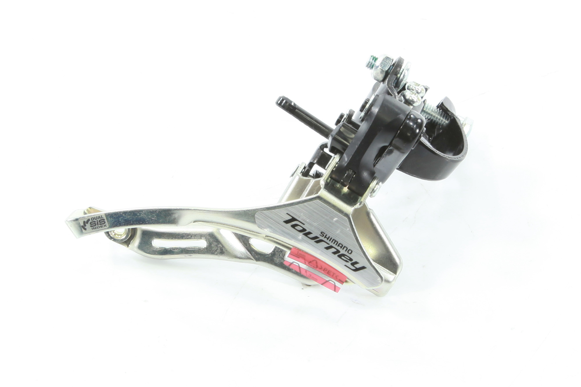 Переключатель передний Shimano Tourney, TY300, нижн. тяга, хомут 34,9, уг.:66-69, для 42T, б/уп.