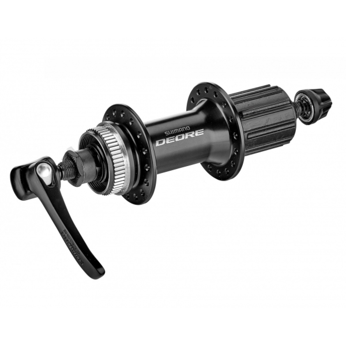 Втулка Задняя Shimano FH-M6000, 32 отв., 135 мм, 168 мм, Диск. (center lock), кассета 8/9/10 ск.,  A