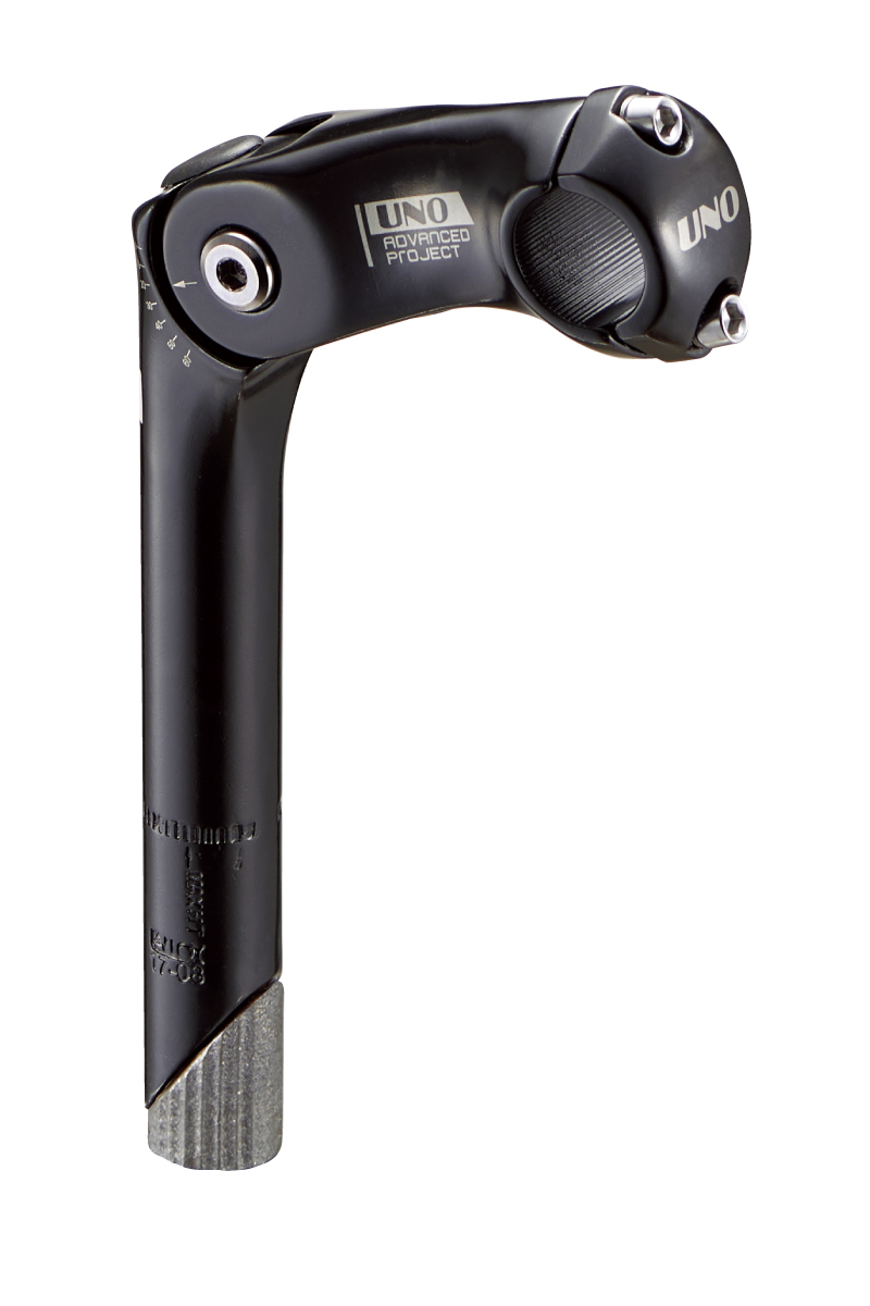 Вынос регулируемый UNO 22.2/25.4mm, B.B.: 25.4mm, ANGLE: 0~60˚, EXT.: 90/110, QUILL: 150/180mm