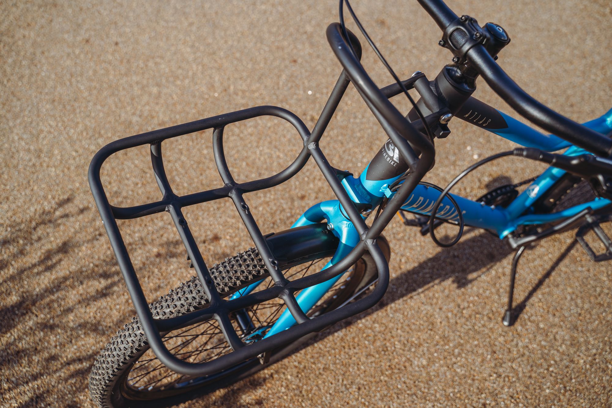 Велосипед городской карго  Alpinebike Atlas 3 авиа голубой