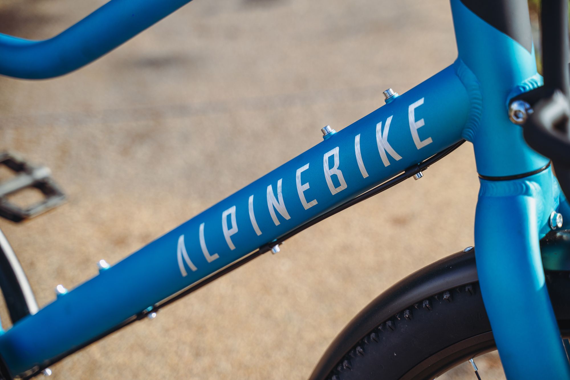 Велосипед городской карго  Alpinebike Atlas 3 авиа голубой