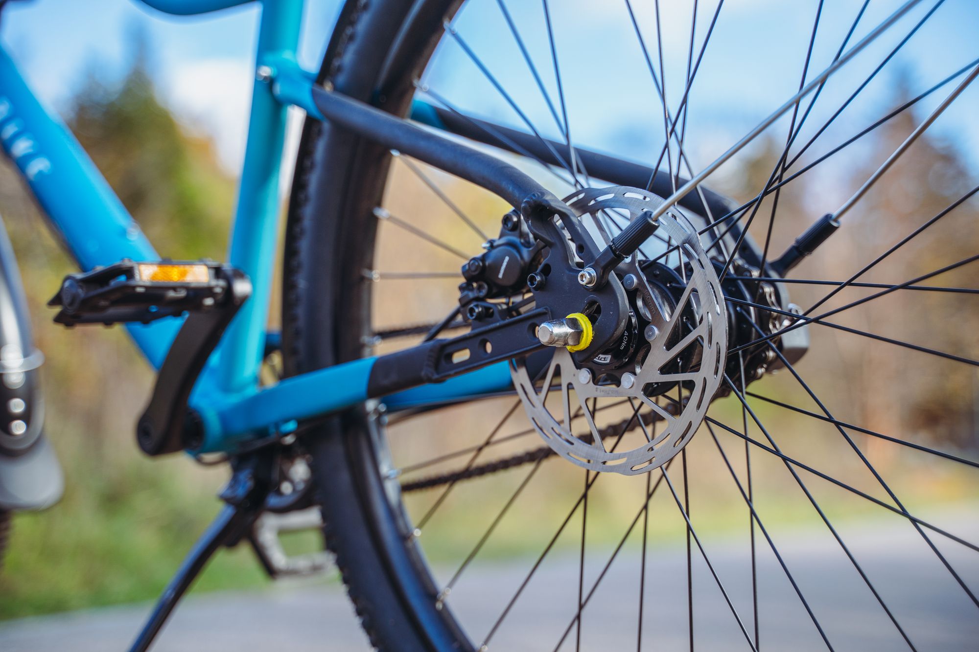 Велосипед городской карго  Alpinebike Atlas 3 авиа голубой