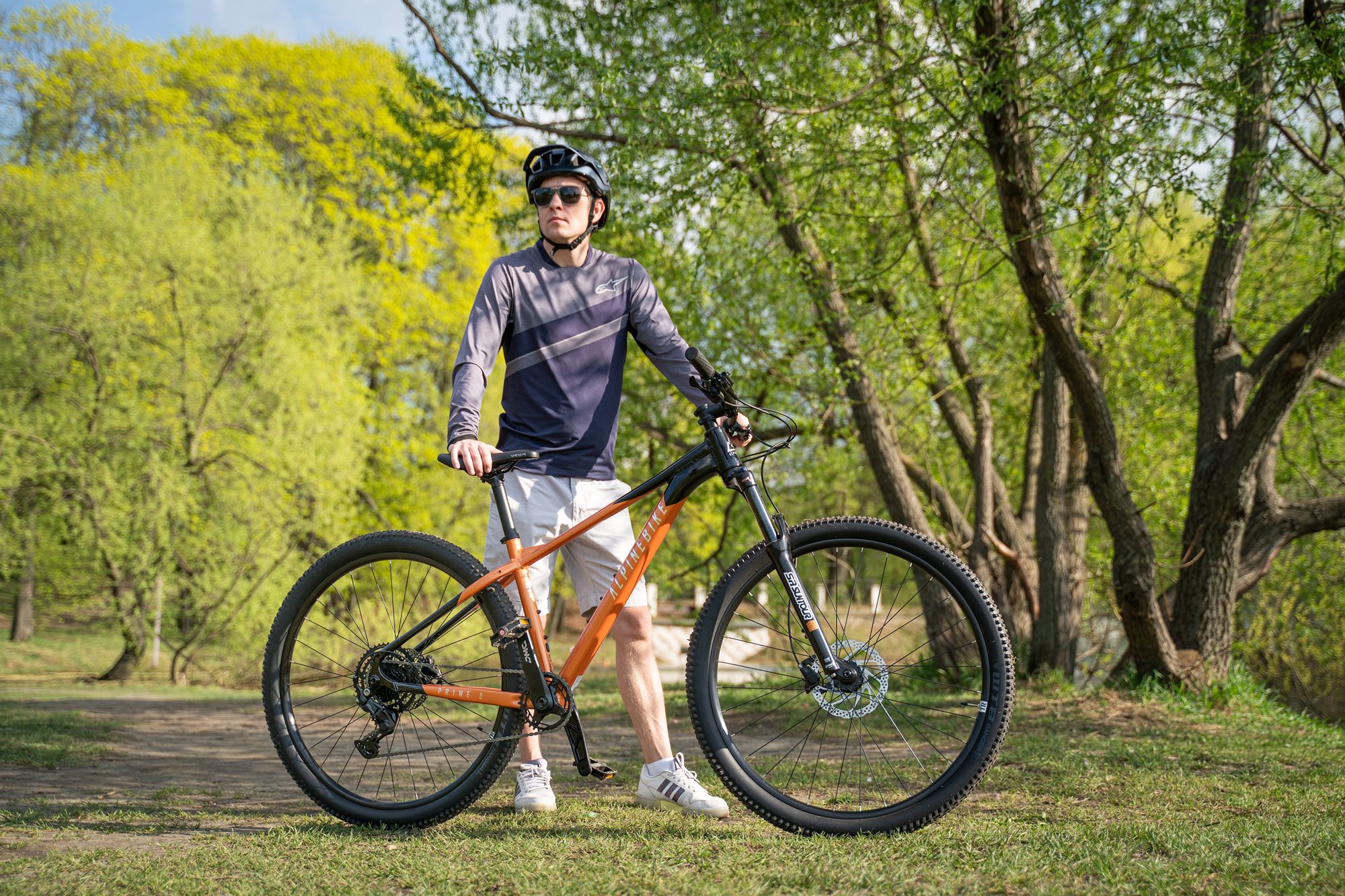 Велосипед горный Alpinebike Prime 9 свежая медь