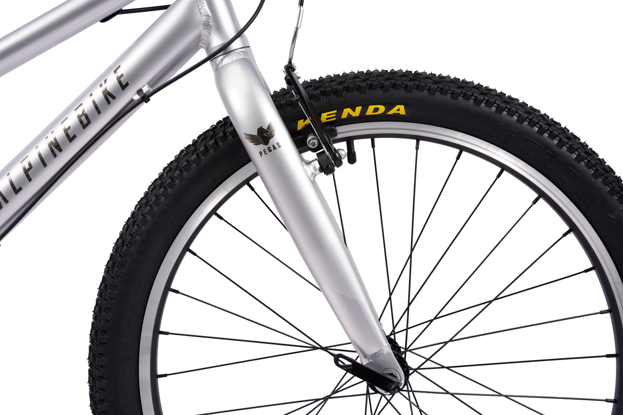 Велосипед подростковый Alpinebike Pegas 3-24, один размер, цвет Серый