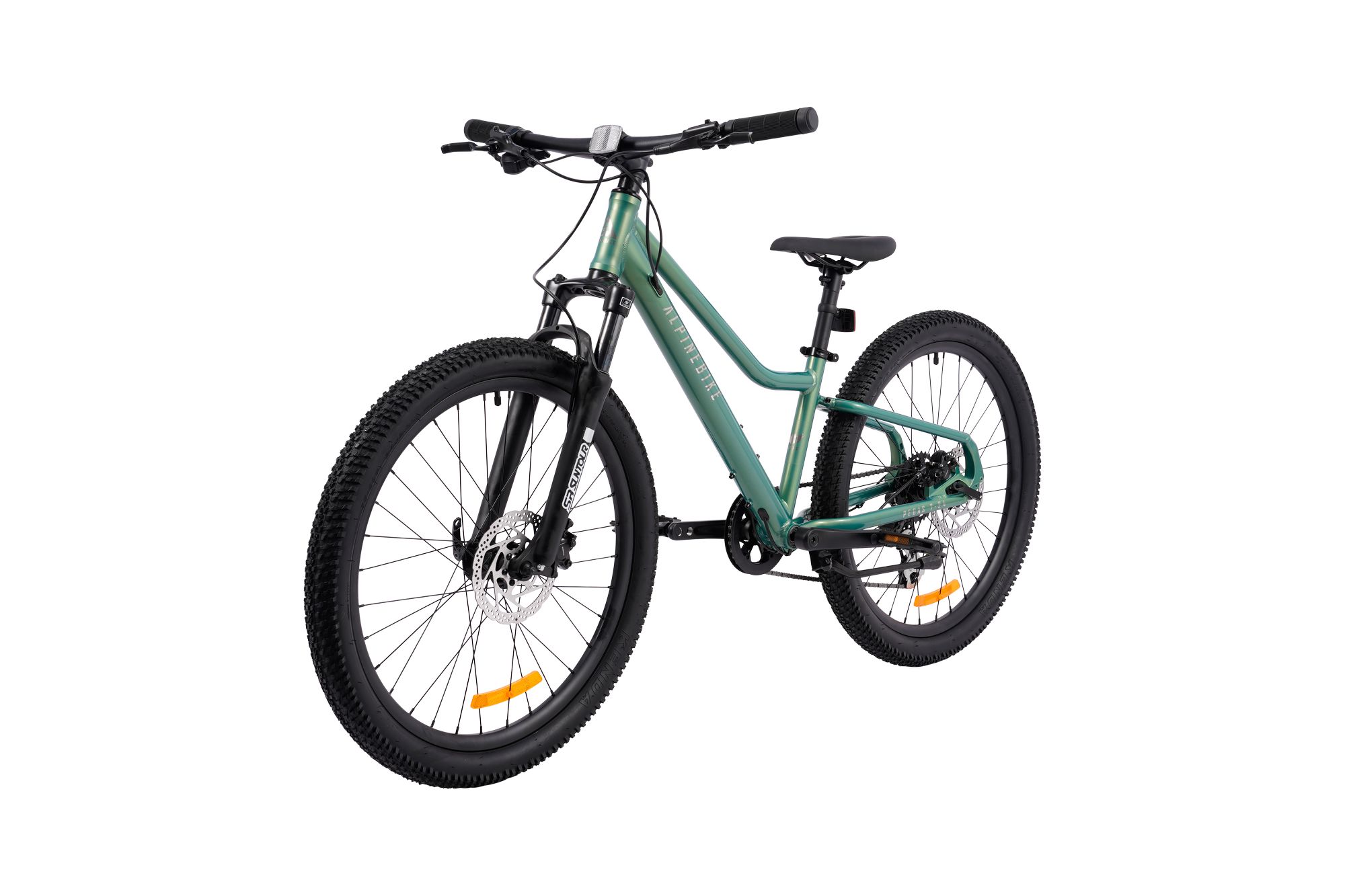 Велосипед подростковый Alpinebike Pegas 7-24, один размер, цвет Зеленый