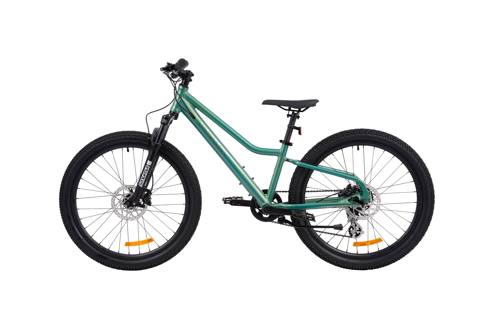 Велосипед подростковый Alpinebike Pegas 7-24, один размер, цвет Зеленый