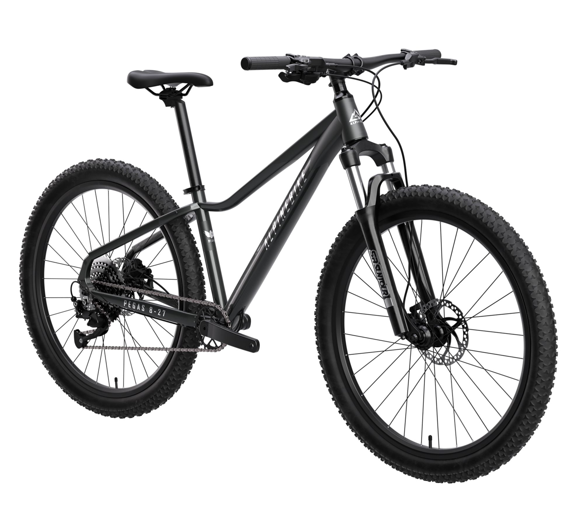 Велосипед подростковый Alpinebike Pegas 8-27, размер XS (ETT 560), цвет Черный