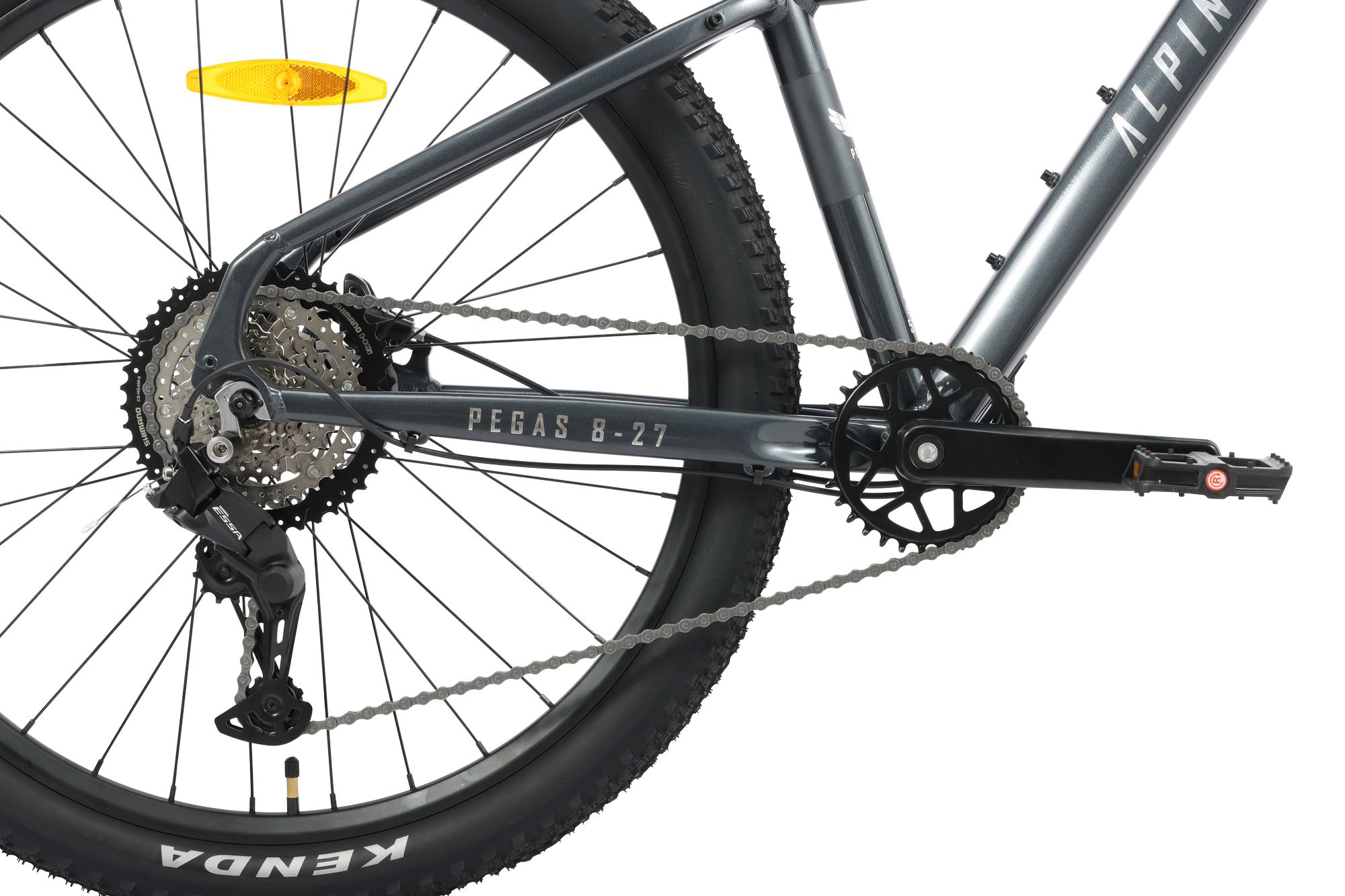 Велосипед подростковый Alpinebike Pegas 8-27, размер XS (ETT 560), цвет Темно-серый