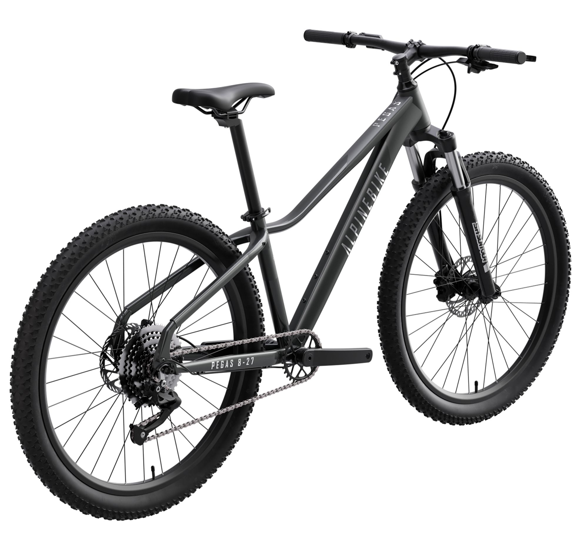 Велосипед подростковый Alpinebike Pegas 8-27, размер XS (ETT 560), цвет Черный