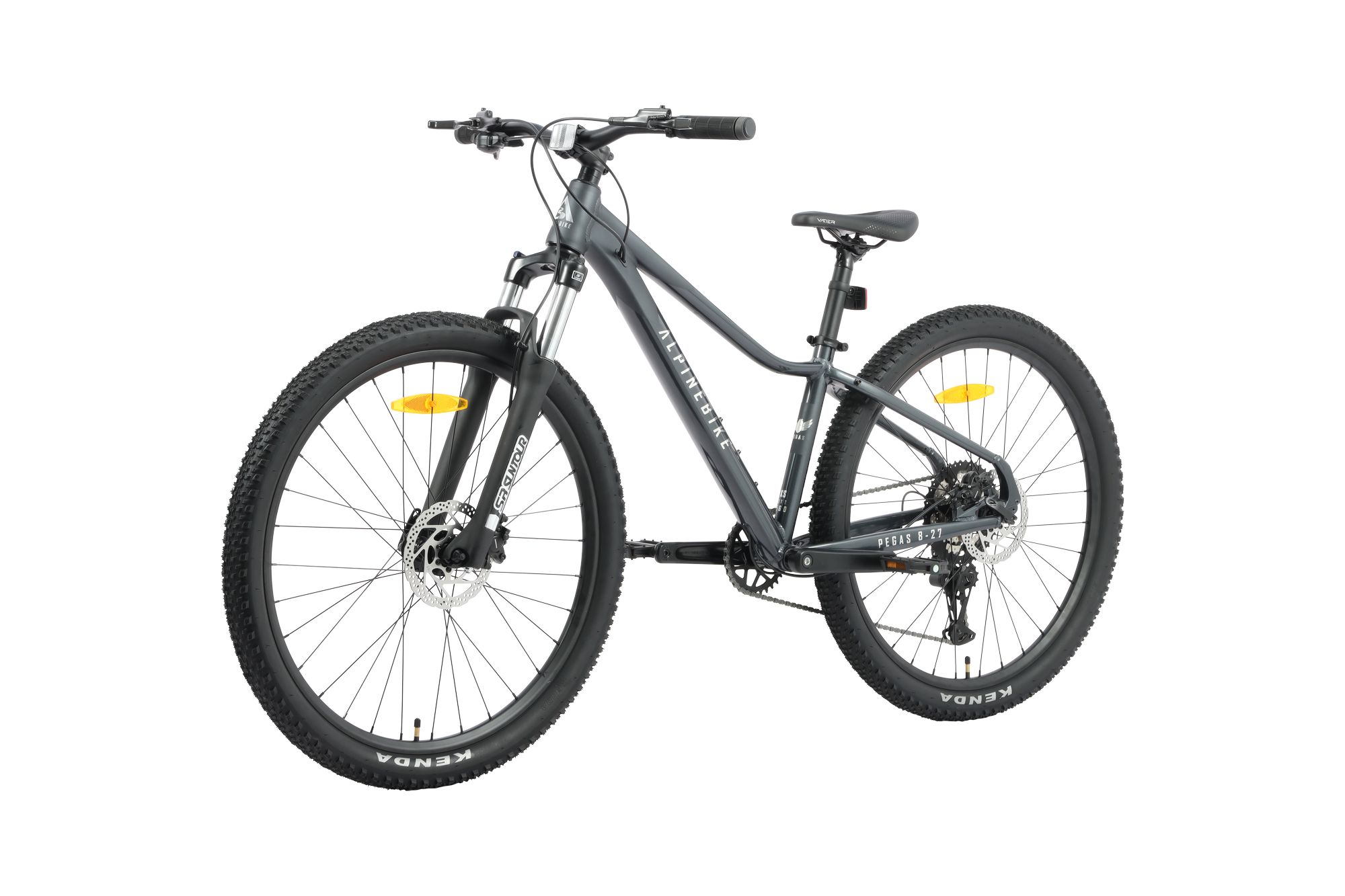 Велосипед подростковый Alpinebike Pegas 8-27, размер XS (ETT 560), цвет Темно-серый