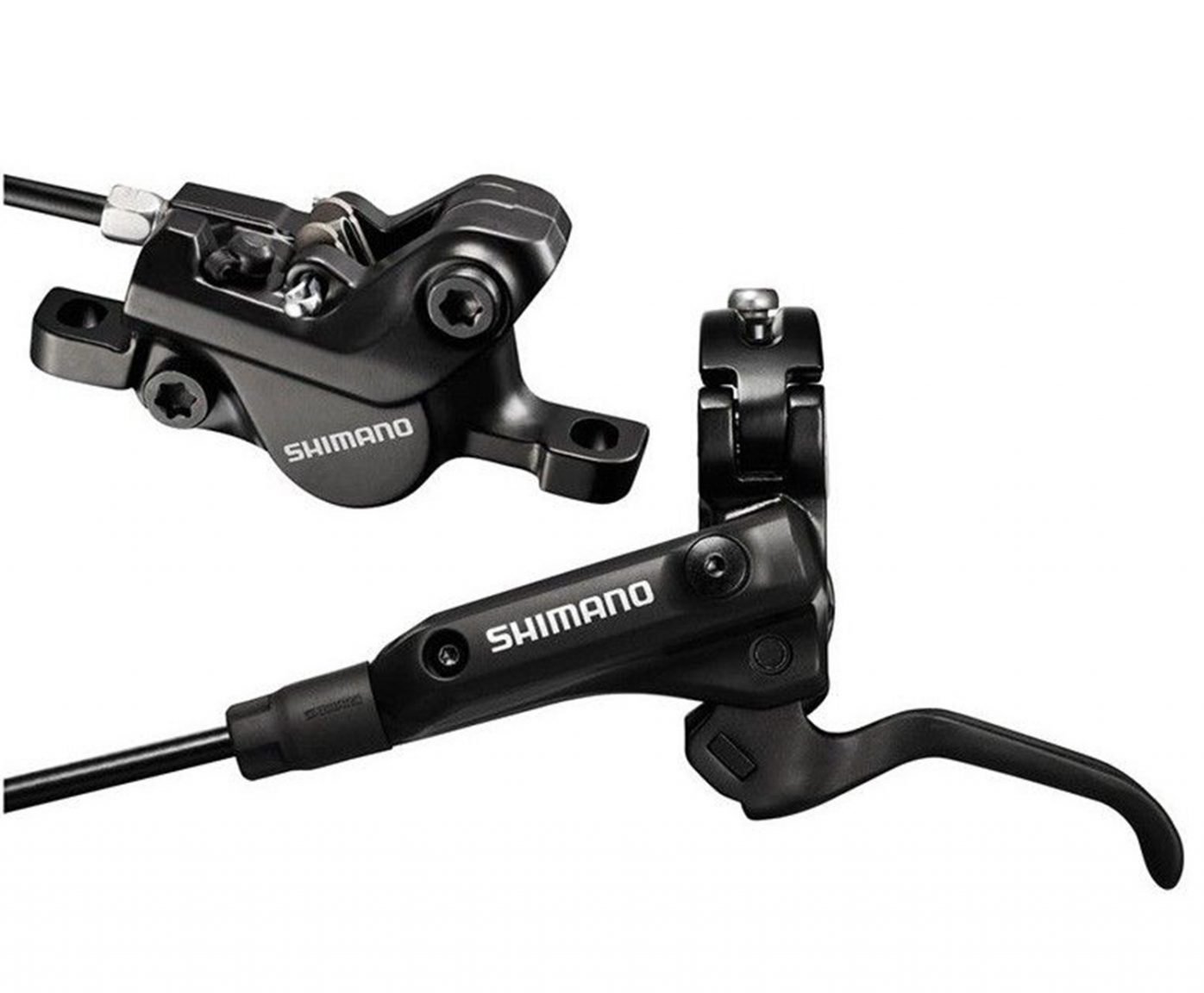 Тормоз передний Shimano BL-M506L(L)/BR-M447L(F) гидравлический, 180 мм, 800 мм, AM506LF9RX080