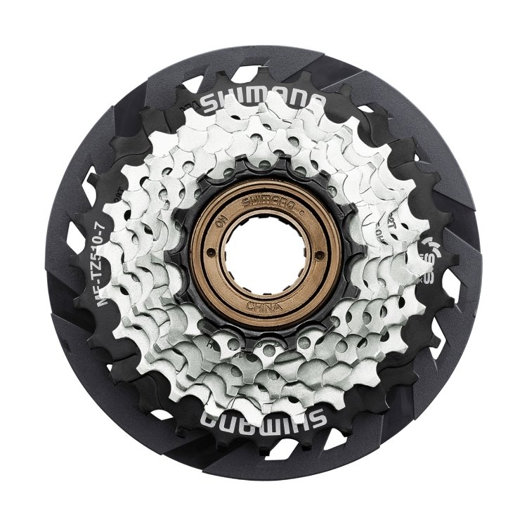 Трещотка Shimano TZ510, 7ск, 14-34, с защитой, б/уп.