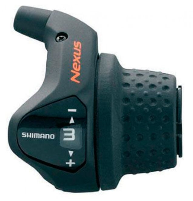 Шифтер Shimano Nexus, 3S41E, revo, 3ск, трос+оплетк(1800мм), SM-BC06