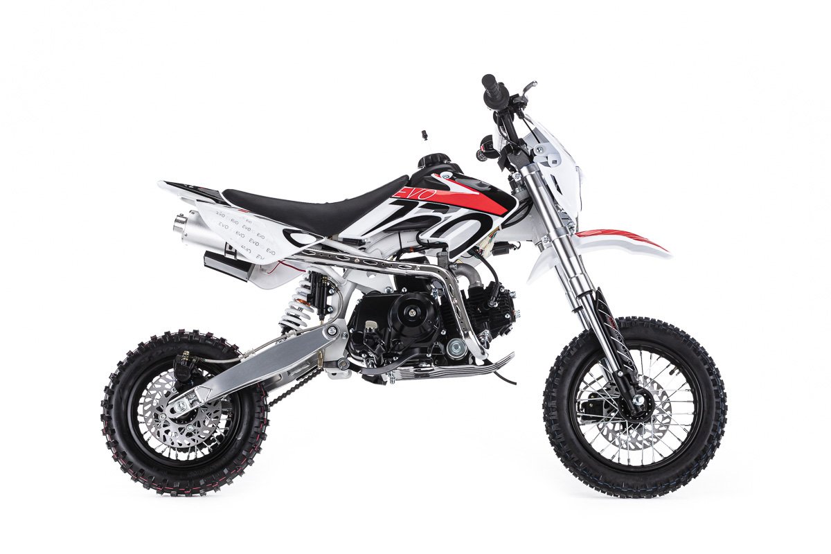 Питбайк BSE EVO 110e Evolution SA - 14/12 (Полуавтоматическая КПП)