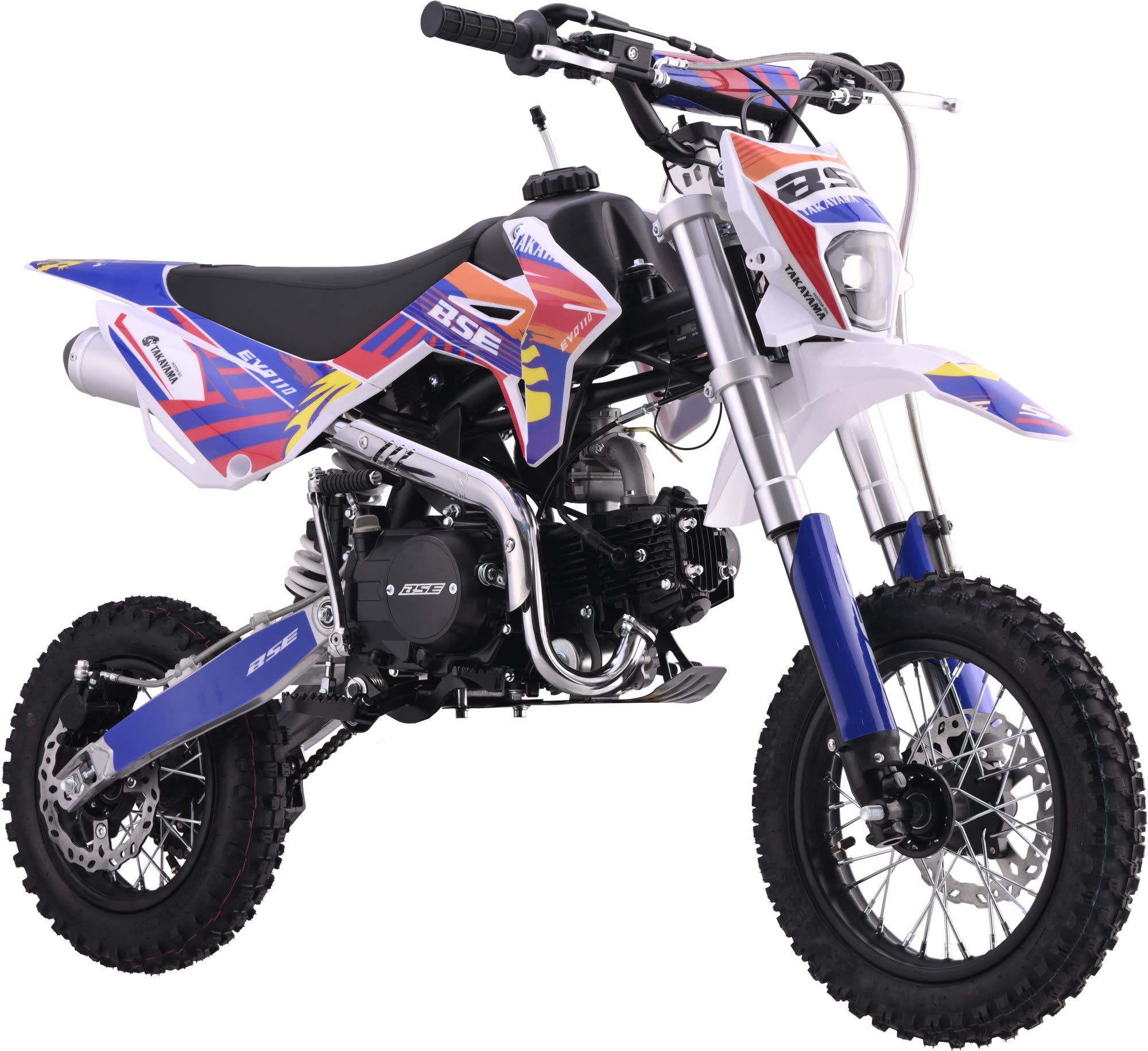 Питбайк BSE EVO 110e Fury Red 12/10 M (мех. КПП)