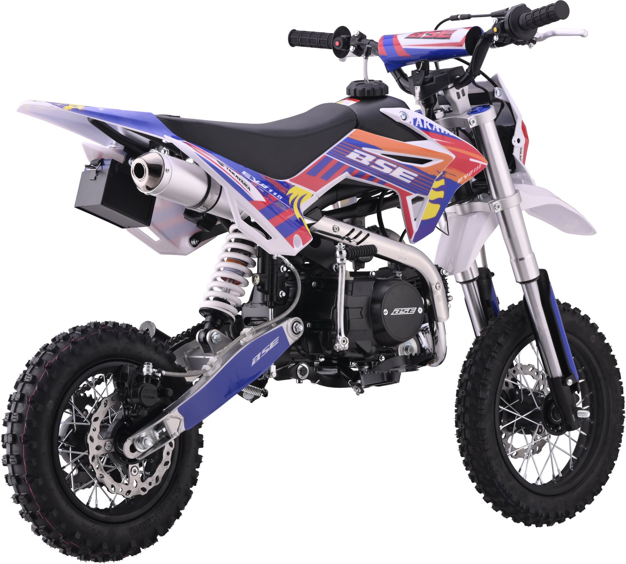 Питбайк BSE EVO 110e Fury Red 12/10 M (мех. КПП)