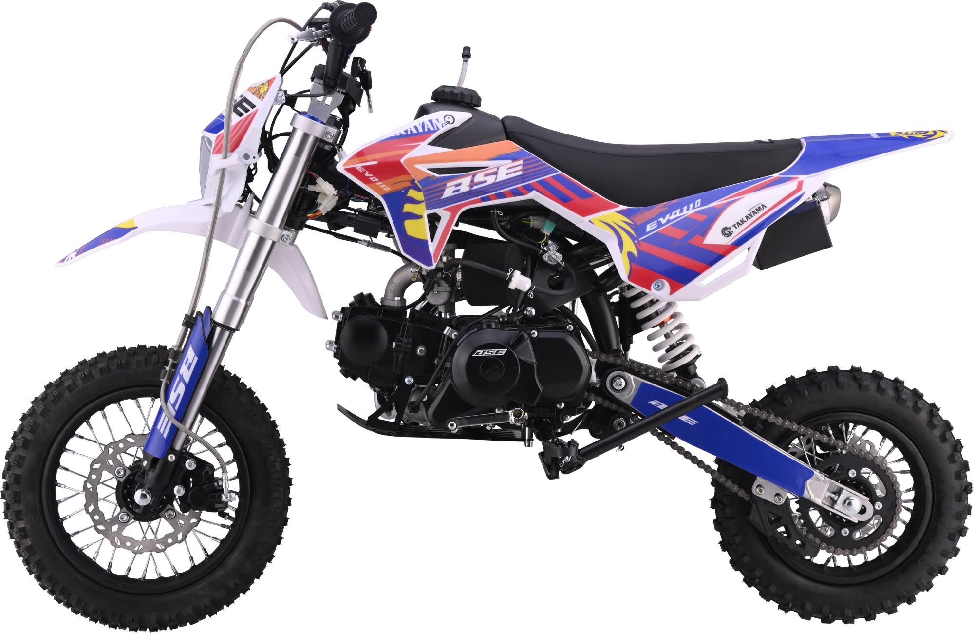 Питбайк BSE EVO 110e Fury Red 12/10 M (мех. КПП)