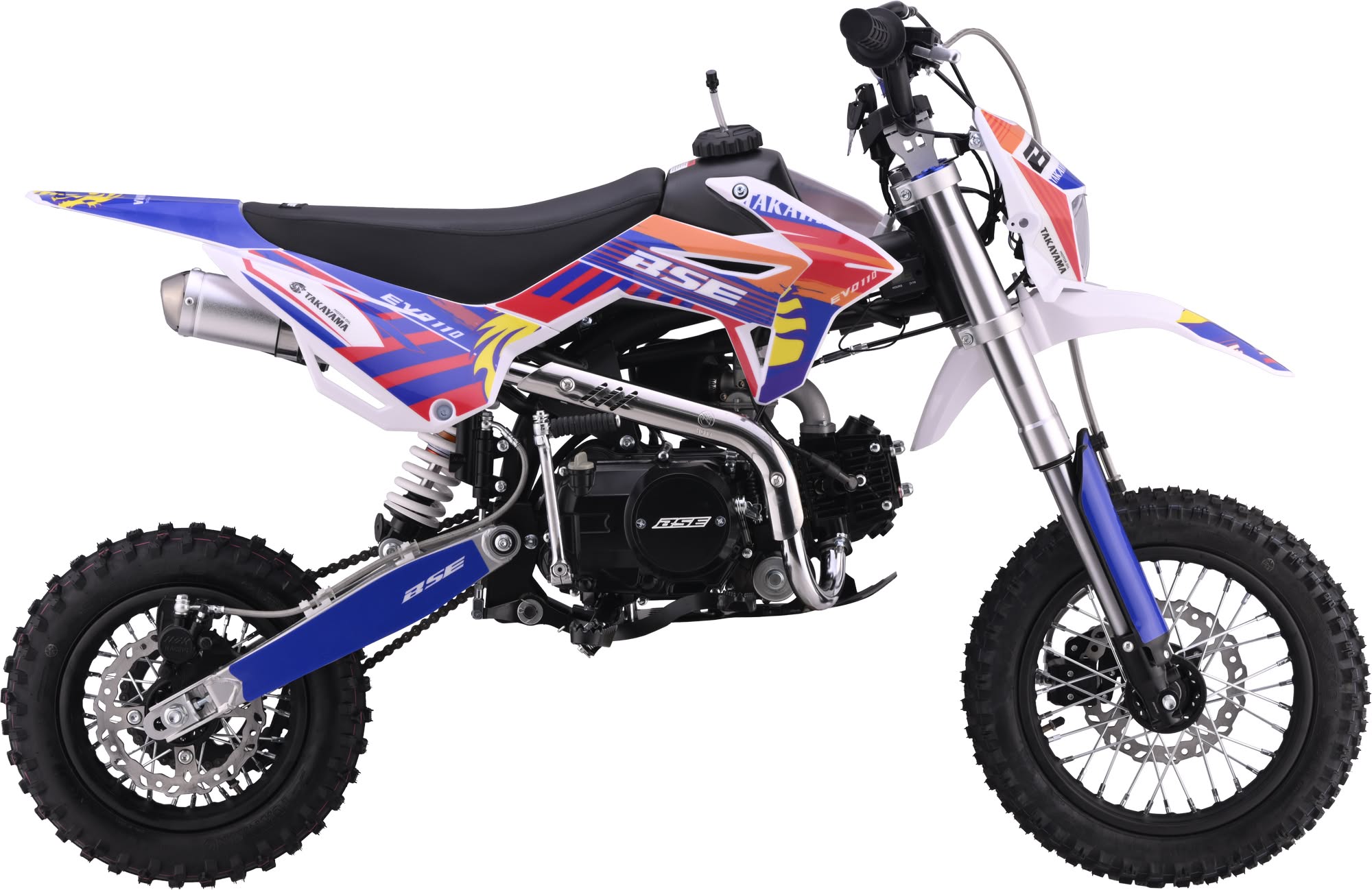 Питбайк BSE EVO 110e Fury Red 12/10 M (мех. КПП)