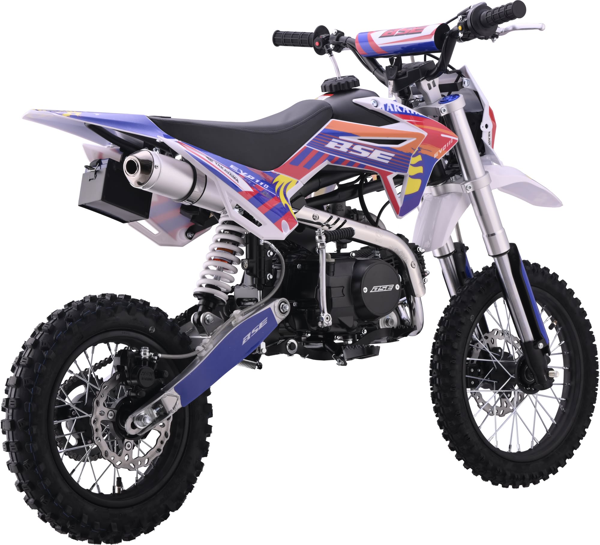 Питбайк BSE EVO 110e Fury Red 14/12 M (мех. КПП)