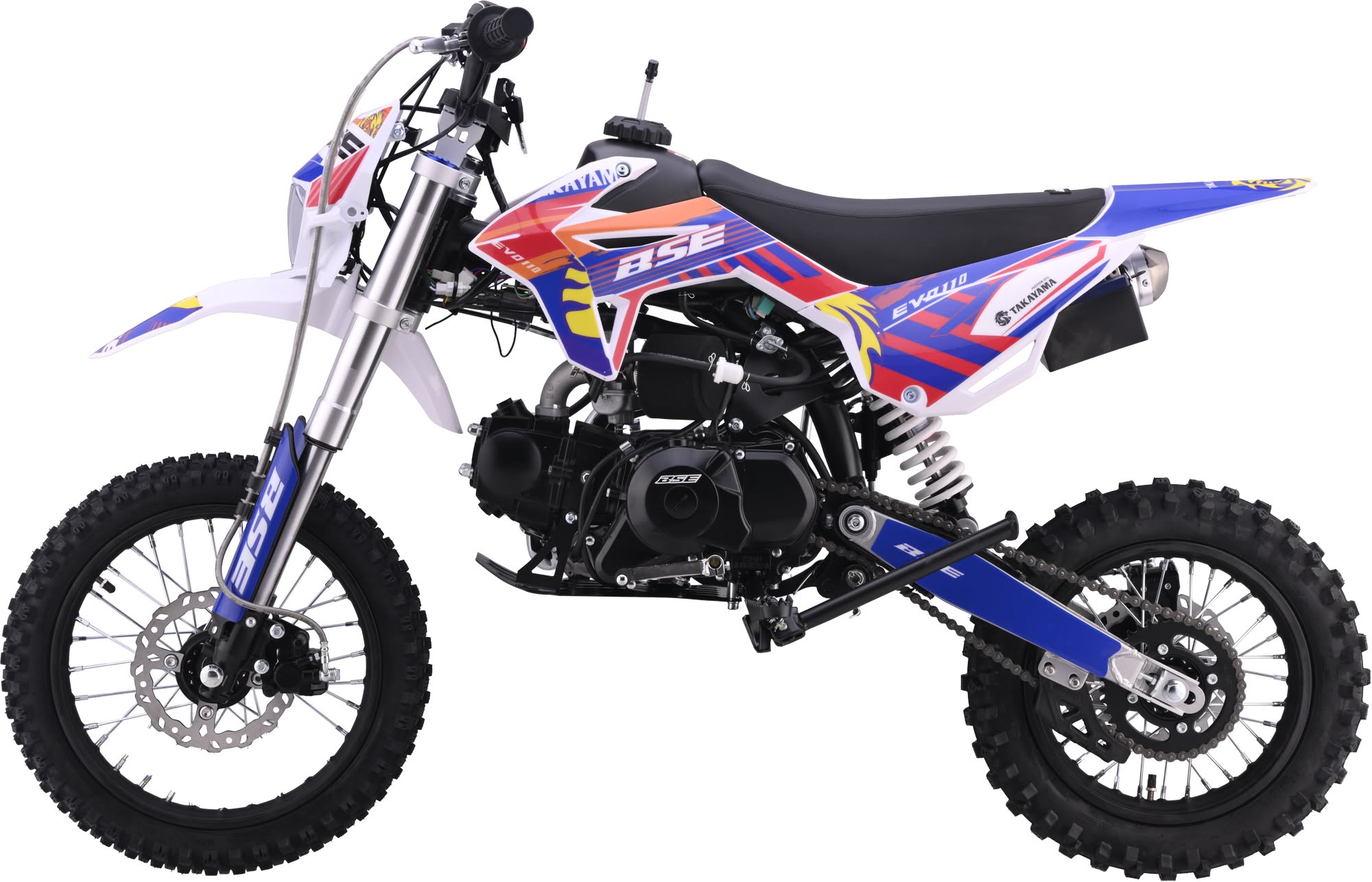 Питбайк BSE EVO 110e Fury Red 14/12 M (мех. КПП)