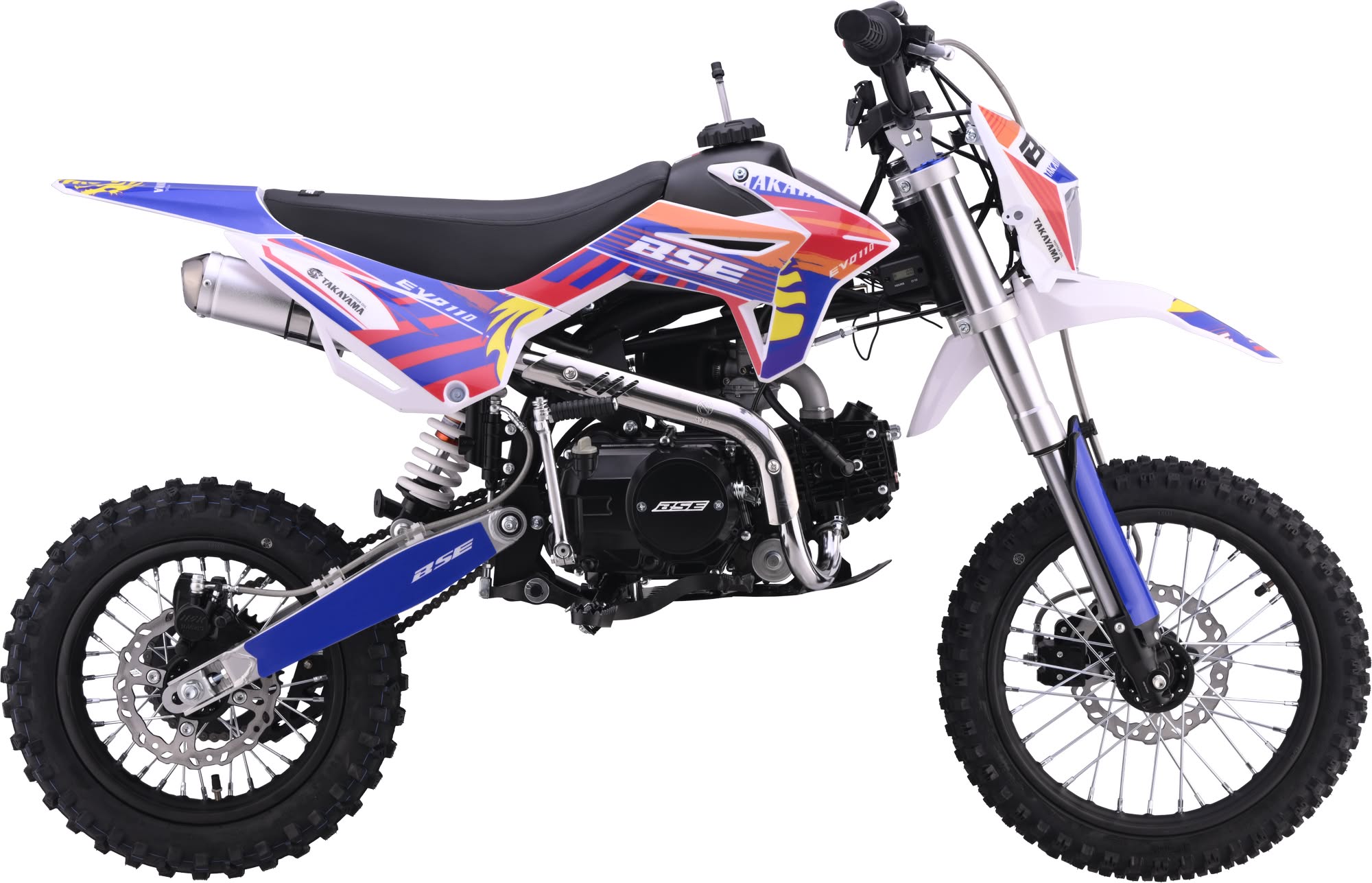 Питбайк BSE EVO 110e Fury Red 14/12 M (мех. КПП)